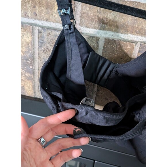 Kindred Bravely Sublime M Super Busty Nursing Hands Free Pumping Bra Black EUC - Picture 7 of 7